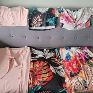 Tropical Print Skirt Set. 3 Sets For $30